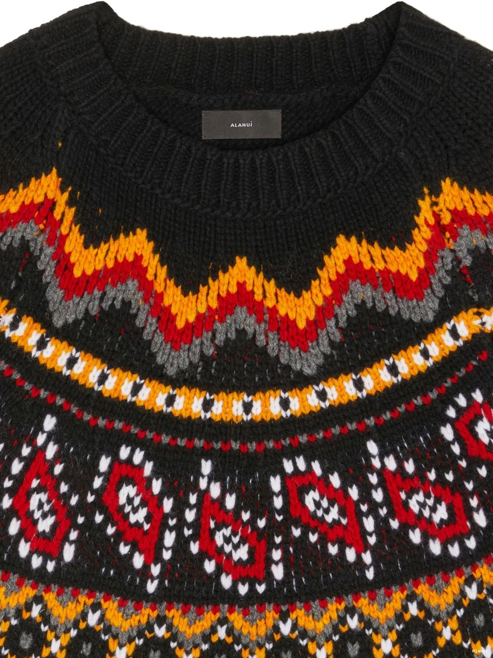 Affordable Women jumper intarsia-knit Antarctic Alanui Circle 0728